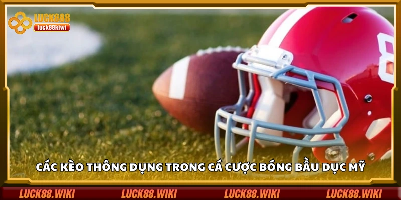 Kèo cược thông dụng trong cá cược bóng bầu dục Mỹ