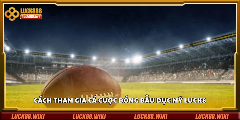 Cách tham gia cá cược bóng bầu dục Mỹ Luck8